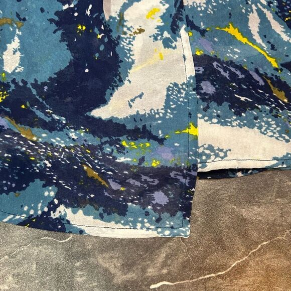 Twenty One Women’s Medium Blue Sheer Tank Top - Picture 4 of 8